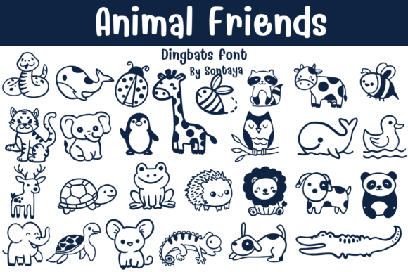 Animal Friends: The Playful Typeface for Small Business Branding