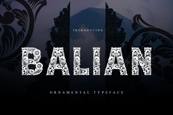 Balian: A Decorative Typeface for Polished Brand Identity