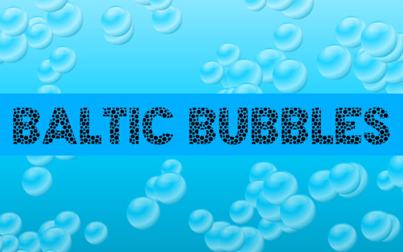 Baltic Bubbles: A Creative Typeface for Modern Branding Projects