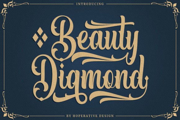 Beauty Diamond: A Creative Review of This Blackletter Typeface