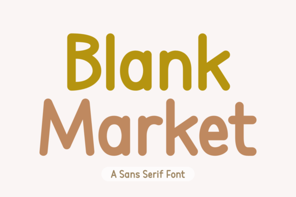 Blank Market: The Polished Sans Serif Font for Modern Branding