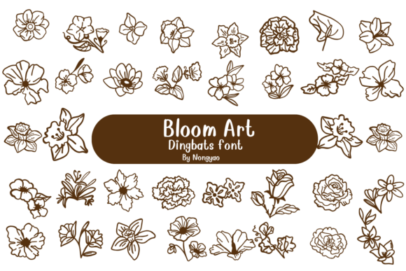Bloom Art: A Designer's Real-World Review of This Creative Dingbat Typeface