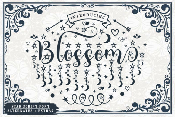 Blossom Font: A Delicate Typeface for Elegant Web Design