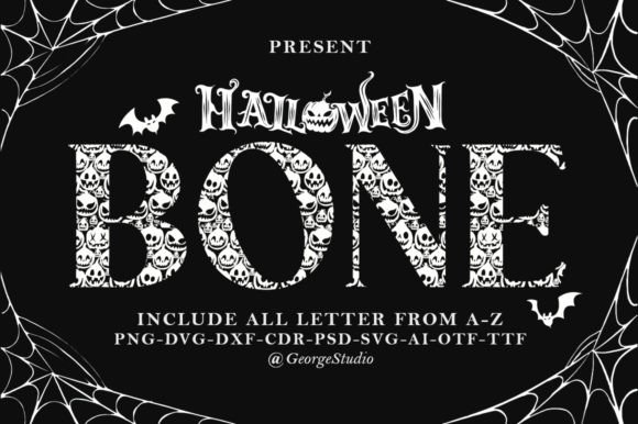 Bone Font: A Spooky Display Typeface for Bold Digital Branding