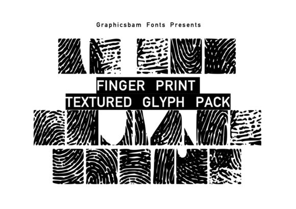 Boost Your Brand Identity with Finger Prints Glyph Font