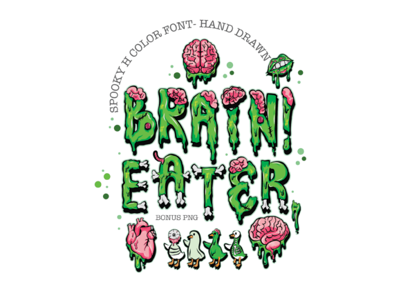 Brain Eater: A Spooky Display Typeface for High-Impact Halloween Campaigns