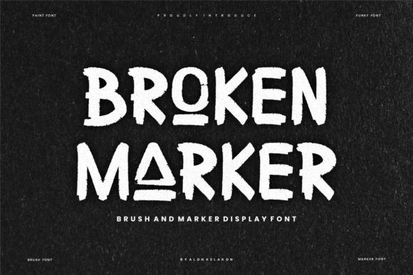 Broken Marker Typeface: A Designer’s Take on Handwritten Web Typography