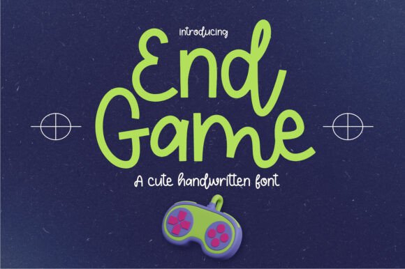 End Game Font: A Handwritten Typeface for Authentic Campaigns