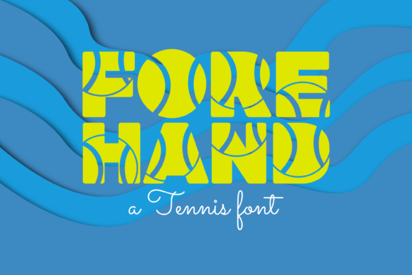 Forehand Font: The Decorative Typeface That Elevates Campaign Visuals