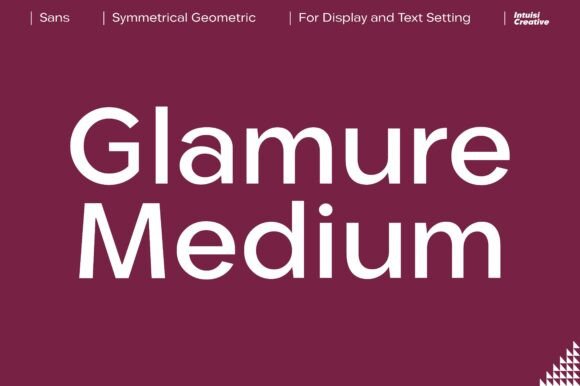 Glamure Medium: Elevating Editorial Design with Refined Sans Serif Typography