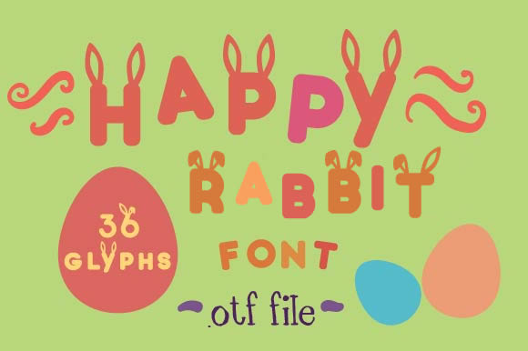 Happy Rabbit: A Playful Typeface for Digital Branding