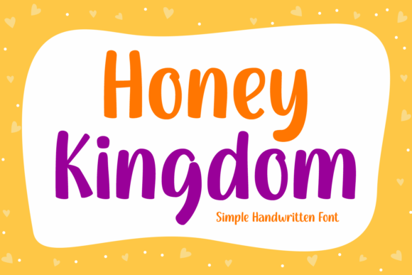Honey Kingdom Font: A Handwritten Typeface for Warm Digital Brands