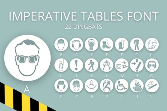 Imperatives Tables: The Dingbats Font for Clearer Campaign Visuals