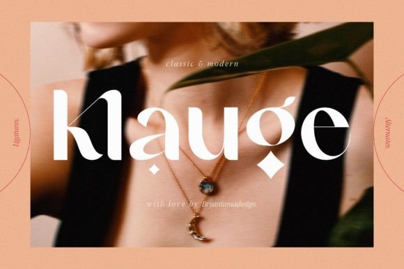 Klauge Font: A Stylish Sans Typeface for Modern Editorial Design