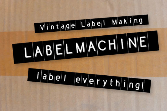 Label Machine: A Creative Typeface for Bold Branding