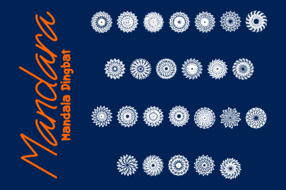 Mandara: A Decorative Typeface for Modern Web Design