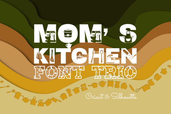Mom s Kitchen Font Trio: The Perfect Typeface for Small Business Branding