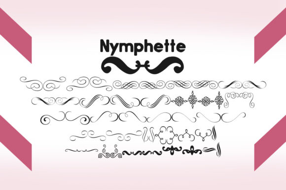 Nymphette: A Delicate Dingbats Typeface for Creative Branding