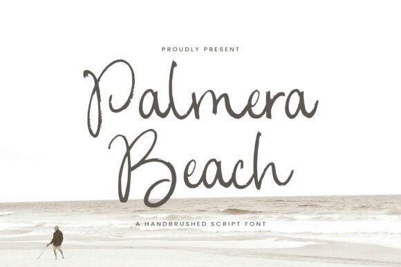 Palmera Beach: The Hand-Bridged Script Font for Relaxed Digital Branding