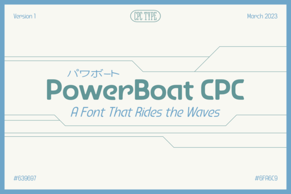 PowerBoat CPC Font: A Retrofuturist Typeface for Bold Web Design