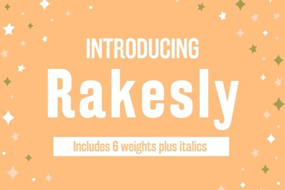 Rakesly: A Modern Grotesque Typeface for Editorial Design