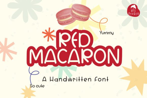 Red Macaron Font: A Sweet Typeface for Editorial Design