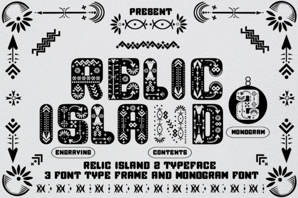 Relic Island 2: A Free Creative Typeface for Editorial Design