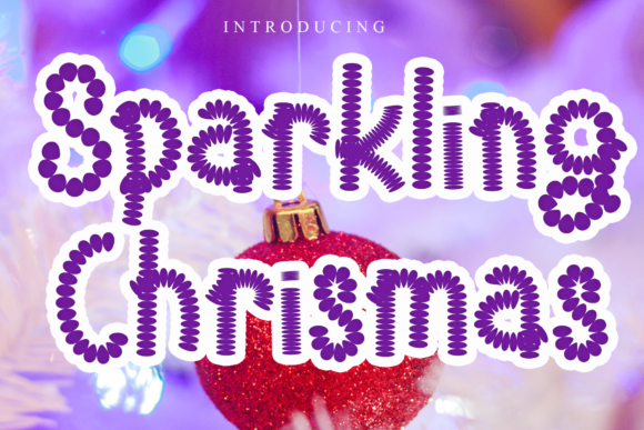 Sparkling Chrismas Font: A Playful Typeface for Joyful Editorial Design