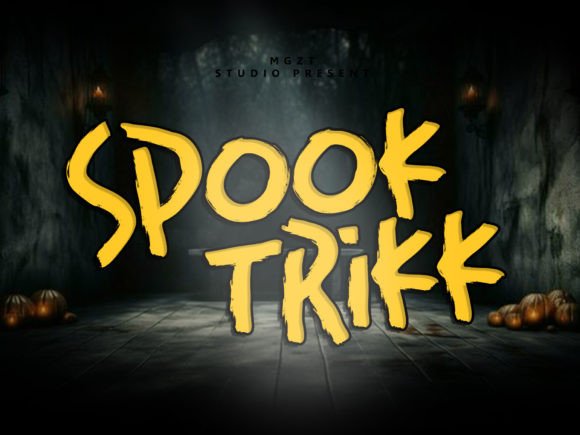 Spook Trikk Font: A Delightfully Eerie Typeface for Editorial Design