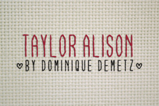 Taylor Alison: A Hand-Stitched Typeface for Editorial Warmth