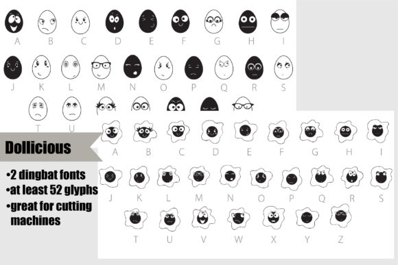 Upgrade Your Brand with the Egg Emoticon Font Typeface