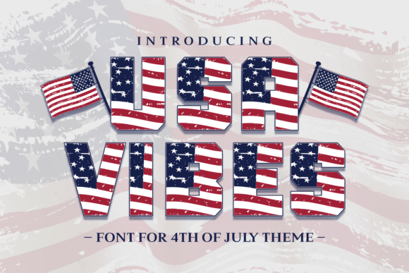 Usa Vibes: A Premium Color Font for Authentic Brand Identity