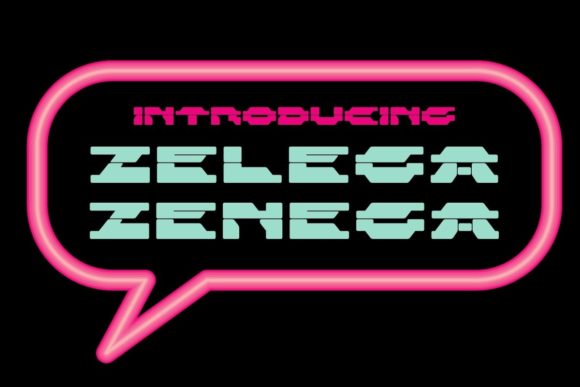 Zelega Zenega: The Futuristic Typeface for High-Impact Campaigns