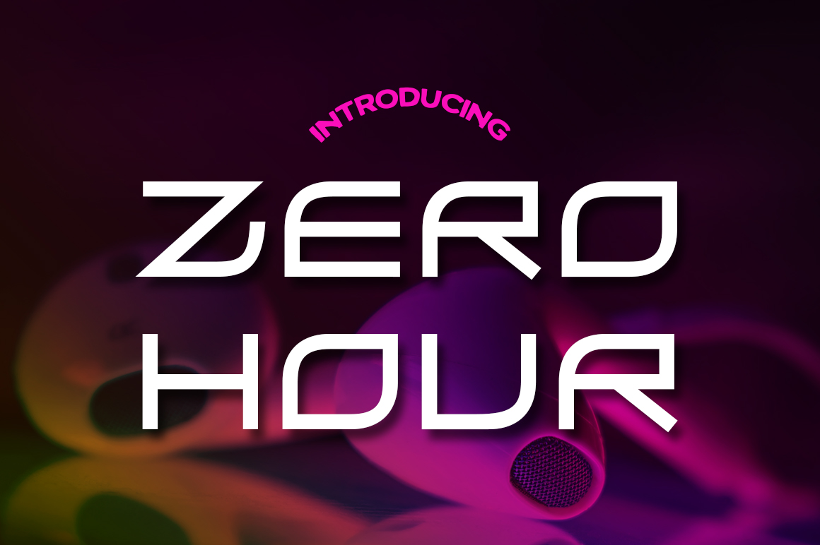 Zero Hour: The All-Caps Display Typeface for Scroll-Stopping Campaigns